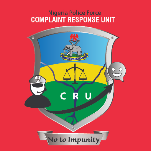 COMPLAINT RESPONSE UNIT (CRU) of @PoliceNG. Resolving complaints against police officers in Nigeria 24/7. #NoToImpunity | #BailisFree | #PoliceAccountability