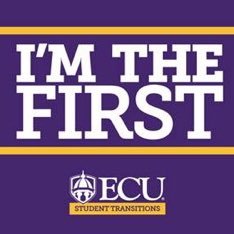 I’m the First at ECU is a group designed specifically for First-Generation college students on our campus! Message us to get involved Go Pirates!