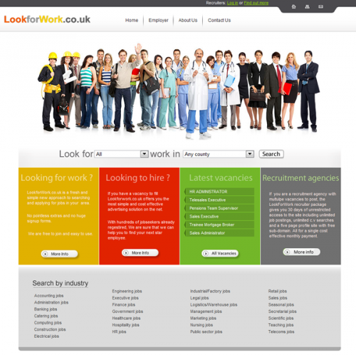 wwwLookforwork's profile picture. LookforWork.co.uk is a fresh new way to search and apply for jobs in your area, no pointless extras and no huge signup forms.We are free to join and easy to use