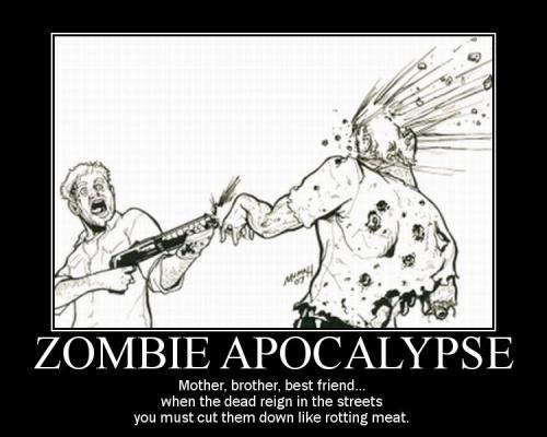 Giving zombie hints to survive a zombie apocalypse!