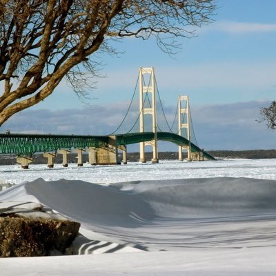 I connect Michigan’s beautiful lower & upper Peninsulas. Check out weather advisories, driving conditions, Bridge Cam + fun facts about me at the MBA website.