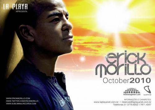 LA PLAYA APRESENTA:

ERICK MORILLO 

23 DE OUTUBRO 2010!