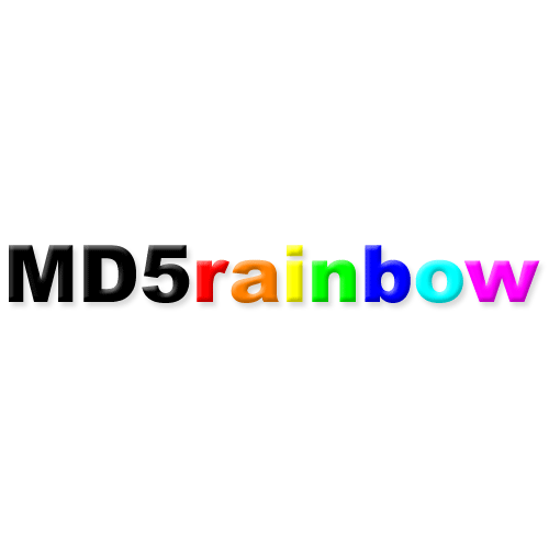 MD5rainbow's profile picture. Reverse MD5 hash lookup and MD5 generator.