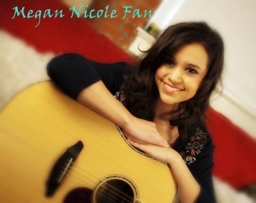 We support Megan Nicole,who's talented and awesome singer