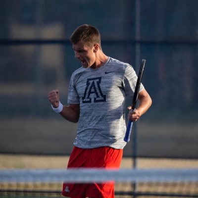 Representing University of Arizona, men’s tennis. #BearDown