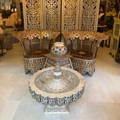 Al Maleh Artisanat : Mother of Pearl inlay furniture. antiques Gallery . 00212613394221 📞tariks-16@hotmail.com 📧