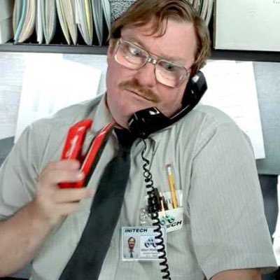 Just a guy who loves his stapler.