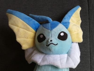 vaporeon plush water