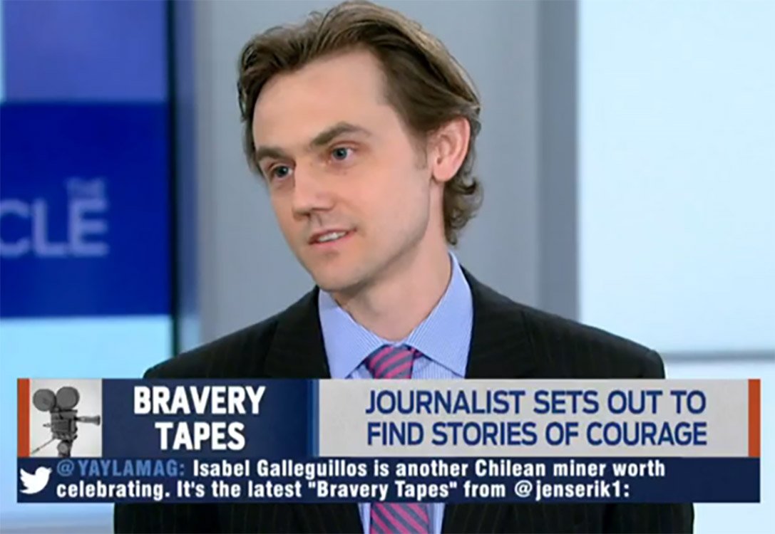 Jens Erik Gould is a video producer and host of the web series, Bravery Tapes, which chronicles acts of human courage in the face of adversity. #BraveryTapes