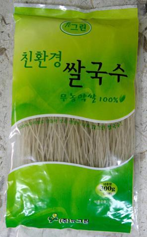 [뉴그린] 기능 식품을 함유한 100% 친횐경 우리 쌀 국수 (문의: 010- 2089-7979)