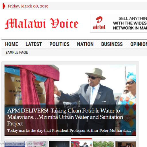 Publishing daily news from Malawi, True on line news