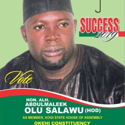 The Official Situation Room for Alhaji Abdmaleek Olu Salawu -HOD 4 Kogi State House of Assembly Okehi Constituency. Your advises & complaints are welcome here.