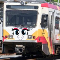 A cheerful light rail train who likes ponies. She always think of @BronyCon everytime she drops off passengers at the Convention Center station. (RP/EST/Multi)