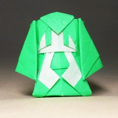 Tky 折り紙 ティラノサウルス 50mmx50mmの正方形一枚から切り込みを入れずに折りました 折り紙 Origami