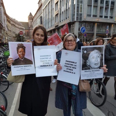 AEDebatte's profile picture. Déléguée départementale @MouvementduNid - Bas Rhin Pour suivre la Marche des survivant-e-s de la prostitution et de la TEH (25 mai au 3 Juin) ⤵️ #RadFem ✊