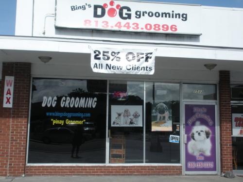 Our goal is to provide your dog a wonderful grooming experience. We will listen and pay attention to detail. Call and set up an appointment

813.443.0896