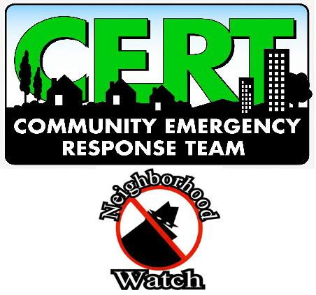 Neighborhood Watch and CERT are committed to helping citizens take initiative in responding safely to emergencies and proactively to crime prevention.