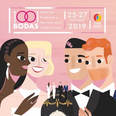 #1001bodas2018 19 - 21 de octubre en IFEMA, espacio de productos y servicios para bodas y eventos LGTB. Desfiles, viajes, moda, ocio y venta directa.