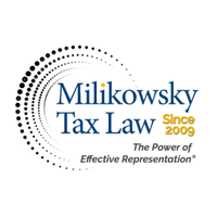 Milikowsky Tax Law(@MilikowskyTax) 's Twitter Profile Photo