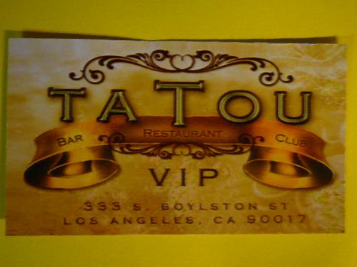 TatouSupperClub's profile picture. Call (213)482-2000 and set up your VIP table service Today!!!
