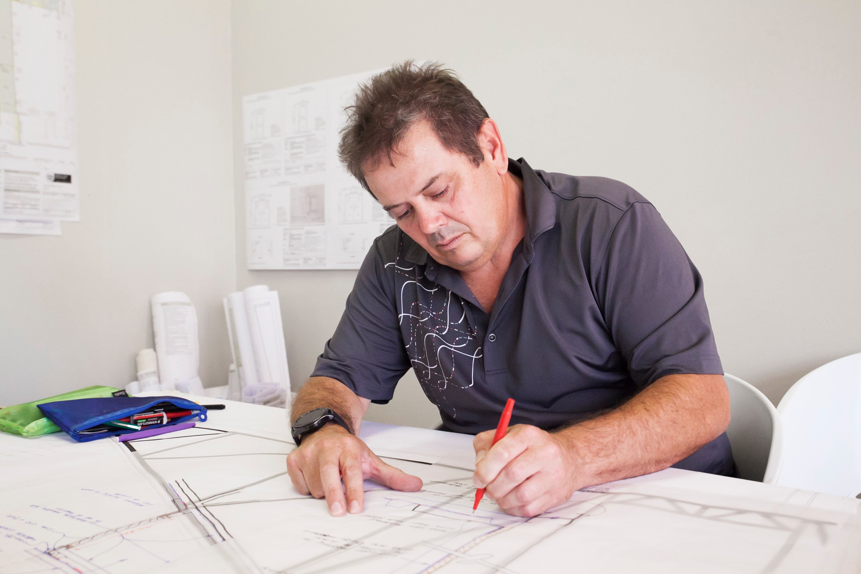 Architectural design studio specializing in residential, commercial, industrial and governmental buildings.