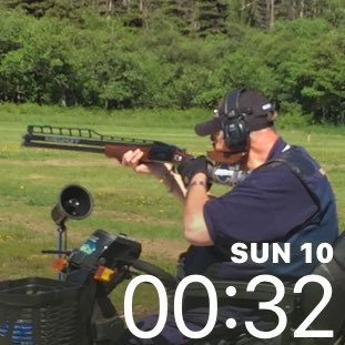 Disabled sitting clay target shooter in his late sixties with instructor/coach qualification and is a qualified referee in all home nations disciplines