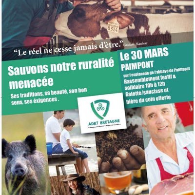 Association pour La Défense de la Ruralité et de ses Traditions 🌳🌳 Agriculteurs, chasseurs, pêcheurs, bouchers, charcutiers, ... et fiers de l’être