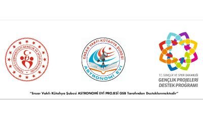 Ensar Vakfı Kütahya Şubesi Astronomi Evi Projesi
BU PROJE GENÇLİK VE SPOR BAKANLIĞI TARAFINDAN DESTEKLENMEKTEDİR.