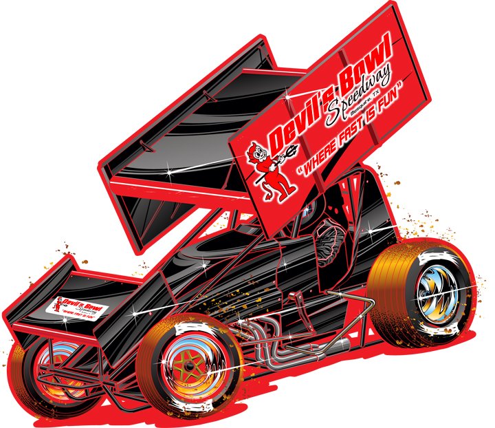 Devil's Bowl Speedway half mile dirt race track in Mesquite, Texas
Racing Saturday nights from March to October
Birthplace of World of Outlaws