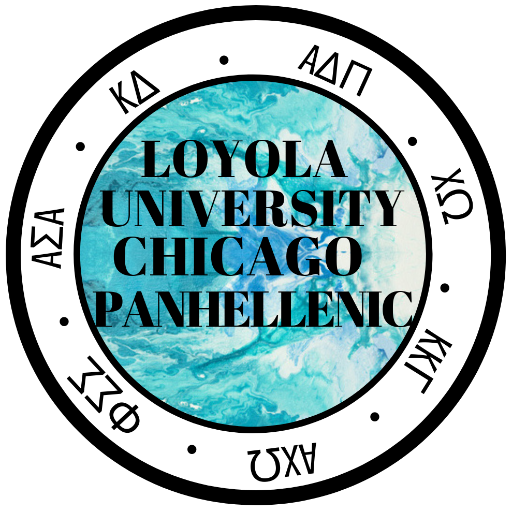 Panhellenic Council is the governing body representing the female sororities at Loyola University Chicago ΑΧΩ.ΑΔΠ.ΑΣΑ.ΧΩ.ΚΔ.ΚΚΓ.ΦΣΣ.