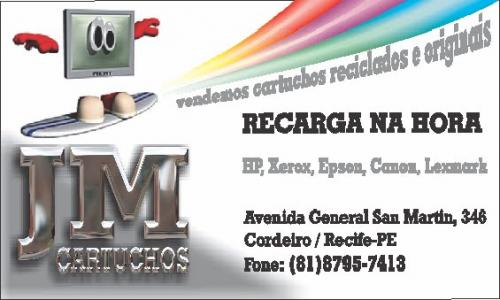 empresa de recarga vendas de cartuchos e toner todos os modelos. manutênção de micro e impressora!ligue 34456551