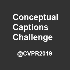 The first workshop and challenge on Conceptual Captions.
https://t.co/gXfVCbj7EZ