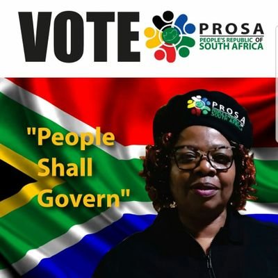 PROSA_People's profile picture. Time for change is imminent. Finally a real home that that is accepting and tolerant of every South Africa.