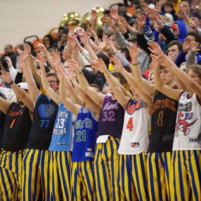 Wayzata basketball student section. Ranked #1 in the nation for student sections