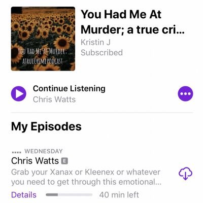 A true crime podcast