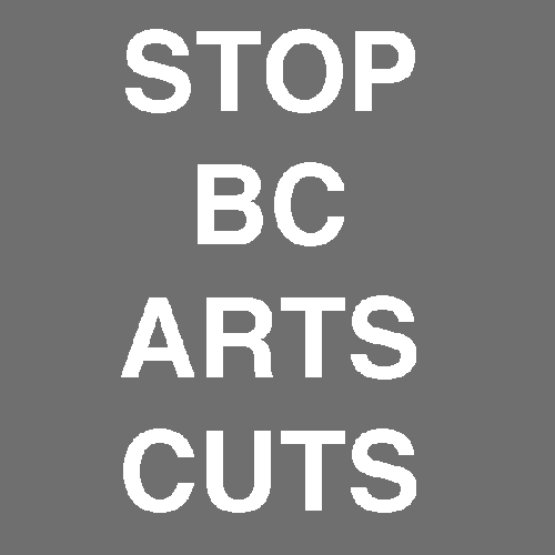 stopbcartscuts's profile picture. Canadian provincial avg for arts investment=$26 per capita. BC=$6.50. DEAD LAST. Govt is eliminating BC arts & culture sector.
