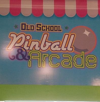 Retro classic arcade and ice cream parlor with over 50 games and pinball set on free play. No quarters or tokens. play all day for one low price.
