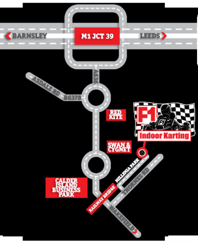F1 Indoor Karting – Yorkshire’s Premier Indoor Karting Venue on a challenging tarmac circuit.F1 is perfect for corporate events, parties and racing competitions