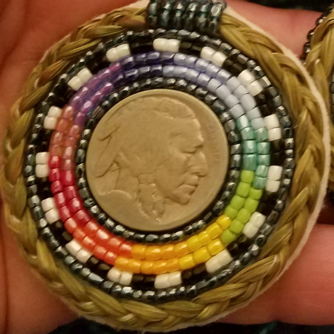 I'm a native woman who's a mom/wife & beadworker. I am catholic & traditional beliefs. I love jade bangles, shih tzus, books, beads, & netflix while i bead❤