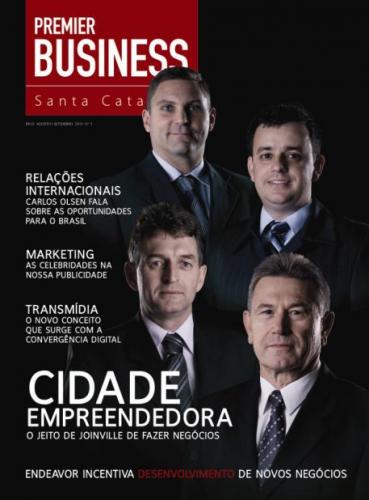 Revista que trata de negócios e oportunidades em Santa Catarina