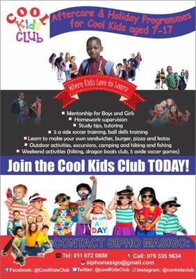 Cool Kids Club is an Aftercare & Holiday cool Programe, we do cool stuff with kids,