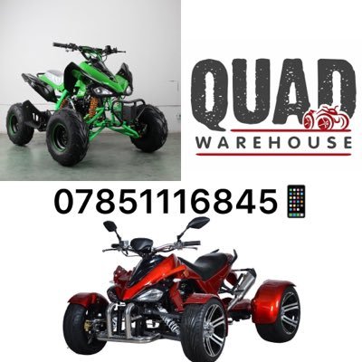 QuadWarehouse's profile picture. UK specialists in road legal and off road quad bikes. High quality and affordable prices guaranteed!