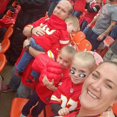 KC Chiefs fan  Married to a great woman and loving father of 3 chiefs fans in training.