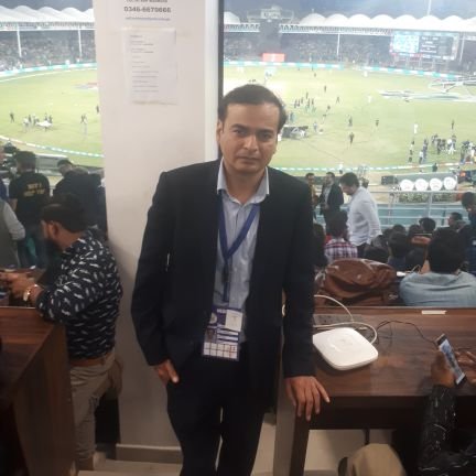 SyedWaqarsuch's profile picture. Senior Sports Journalist @suchnewspakurdu,Ex Sports Reporter/Anchor @businesspluspk /@dailypakistan and  daily Inqilab (Jang Group)