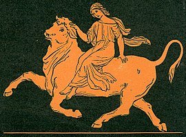 Segons la mitologia grega, Europa va ser una princesa Fenícia de qui Zeus se n'enamorà perdudament.