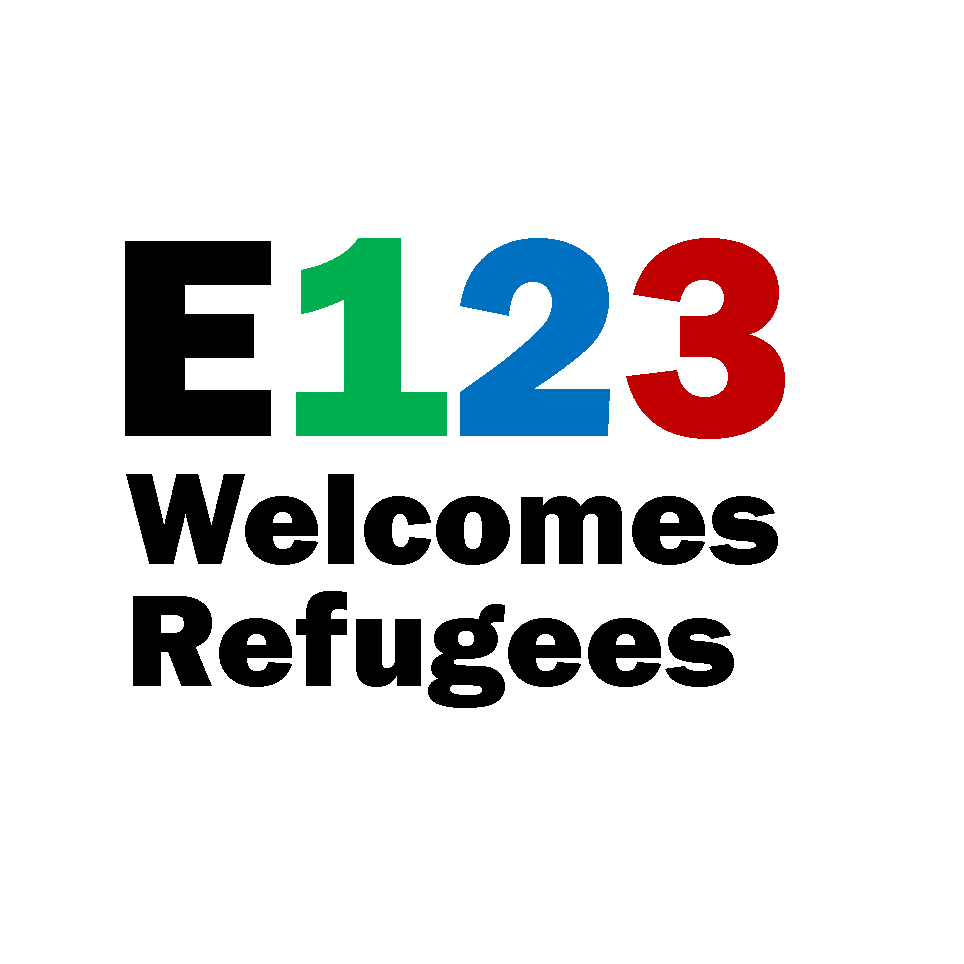 E123 Welcomes Refugees is formed of people connected to a group of East End community churches who have come together to welcome a refugee family to the UK