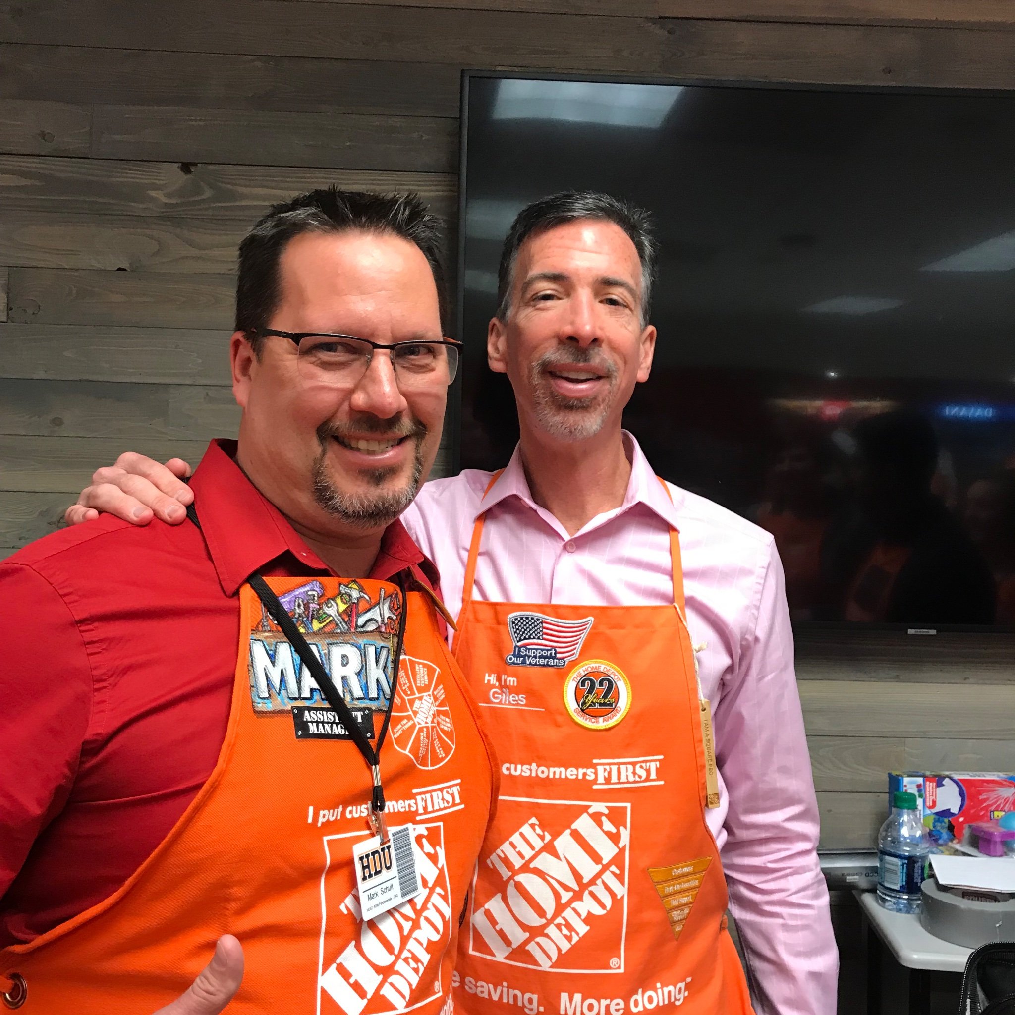 Assistant Manager at The Home Depot Vista. I've been with THD for 20 years.