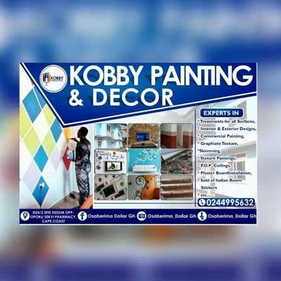 C.E.O @Kobby Painting And Decor
Booking÷0244995632/0244718012