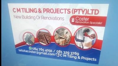 tiling_m's profile picture. call:0847654091 email :selotacoster@gmail.com