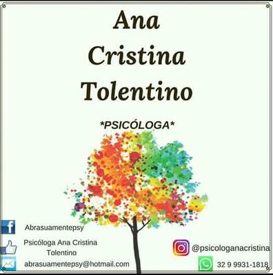 AnaCristinaPsi's profile picture. Psicóloga - Terapia Cognitivo-comportamental

Pós graduada em Saúde Mental e Dependência Química.